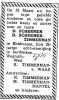 Advertentie 25 jarig huwelijksfeest Schermer-Timmerman Advertentie 25 jarig huwelijksfeest Schermer-Timmerman